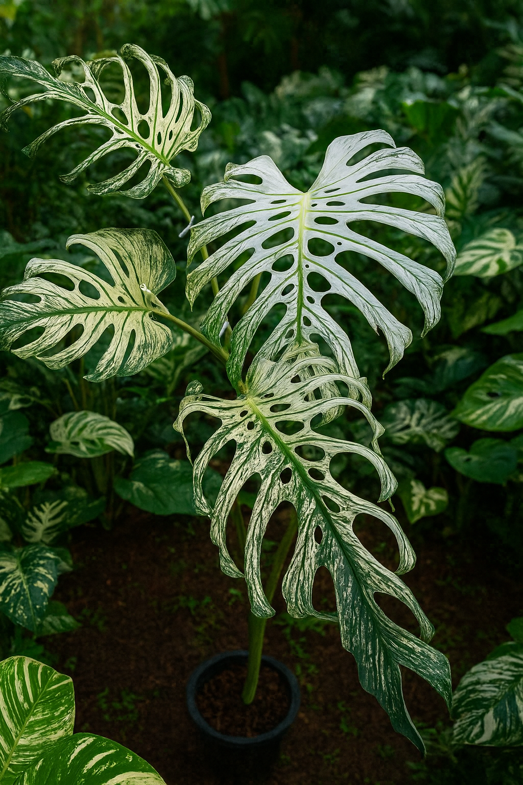 Monstera deliciosa “Devil Monster” — The Next Iconic Variegated Monstera deliciosa “Devil Monster” — The Next Iconic Variegated